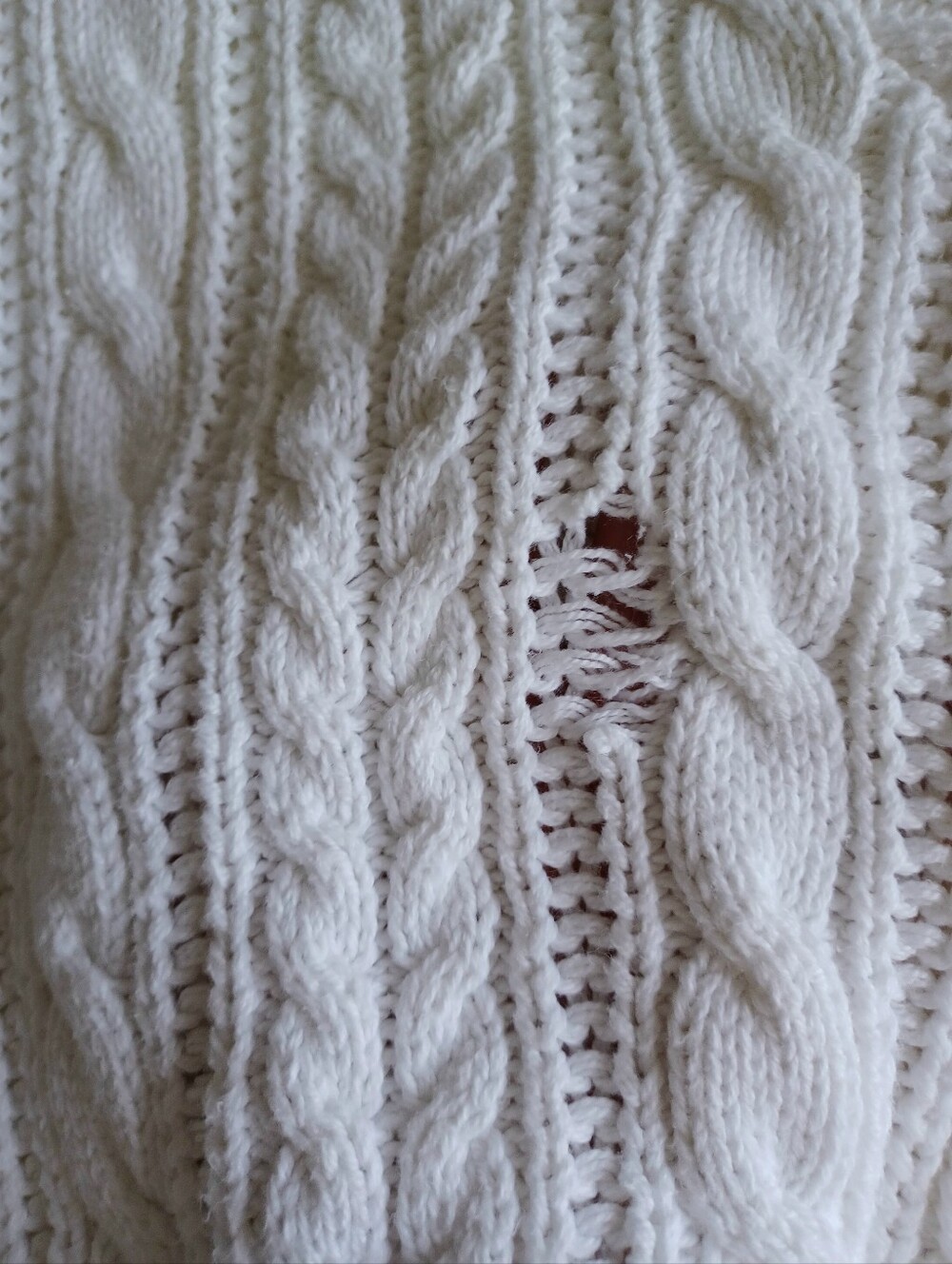 Talbots Vintage Classic Cable Knit Crewneck Cardigan, Size XL - Picture 14 of 14